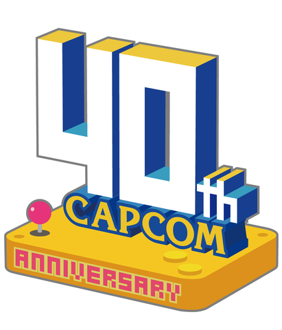 Capcom's 40th anniversary logo