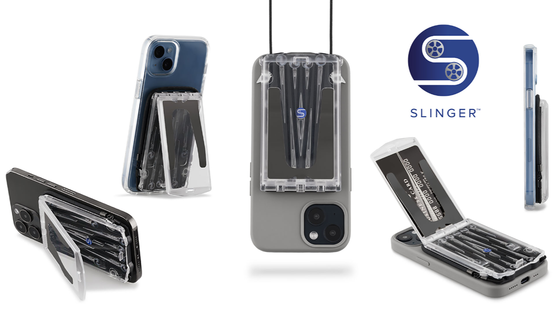 See Slinger in action! The world's only retractable smartphone lanyard, wallet, and kickstand.