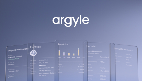 Argyle, a payroll connectivity platform for modern financial services. (Graphic: Business Wire)