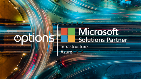 Options today announced its achievement of Microsoft Solutions Partner designation for Infrastructure. (Graphic: Business Wire)
