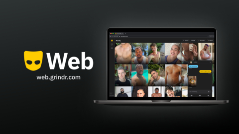 Grindr Web (Graphic: Business Wire)