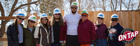 On Tap Credit Union team coming together to renovate homes for families in the Colorado community. (Photo: Business Wire)