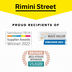 Rimini Street recibe con gran honor premios al servicio y liderazgo por parte de clientes y el sector en reconocimiento a su compromiso por su ofrecer “soluciones extraordinarias”