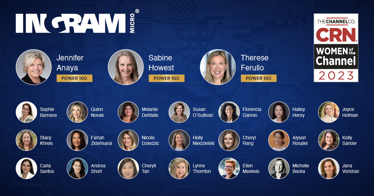 CRN Spotlights TwentyFour Ingram Micro Executives on the 2023 Women of