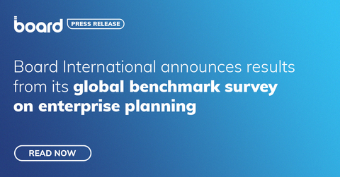 original Board International Announces Results From Its Global Benchmark Survey on Enterprise Planning (Graphic: Business Wire)