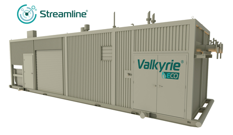 The enclosed, skid-mounted VALKYRIE ECO unit is ideal for H2S removal as part of the biogas-to-RNG upgrading process. (Photo: Business Wire)