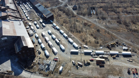 Aerial view of Midland Expansion Deployment, Pennsylvania (Photo: Business Wire)