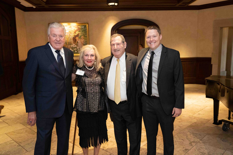Connie and Denny Carreker, Hill A. Feinberg, and Drew Dutton unite at the 2023 Phoenix House Texas Luncheon, raising awareness for vital substance abuse and mental health services. (Photo: Business Wire)