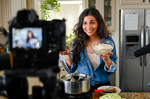 Nisha Vora left her career as a lawyer at a top law firm to become a full-time content creator, chef, and entrepreneur. Her YouTube channel, Rainbow Plant Life, now has over 1 million subscribers. (Photo: Rainbow Plant Life)