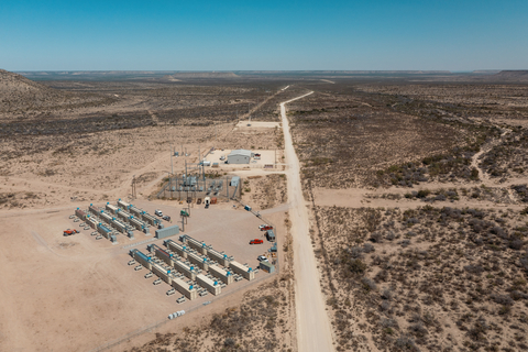 Aerial view of Cormint's Fort Stockton flagship Bitcoin mine (Photo: Business Wire)