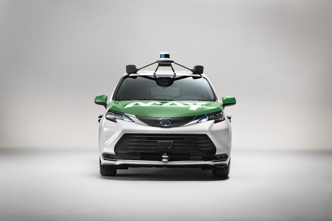 May Mobility autonomous vehicle outfitted with Ouster lidar sensors. (Photo: Business Wire)