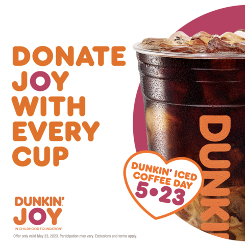 Dunkin' Iced Coffee Day, May 23, 2023 (Photo: Business Wire)