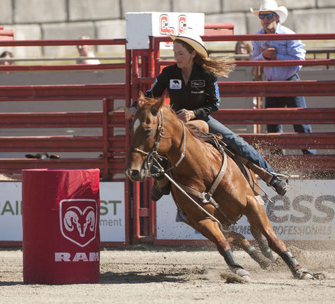Cloverdale Rodeo 2019 Ladies Barrel Racing (Photo: Business Wire)