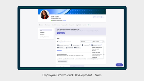 ServiceNow Employee Growth and Intelligence, an AI-powered skills intelligence solution (Graphic: Business Wire)