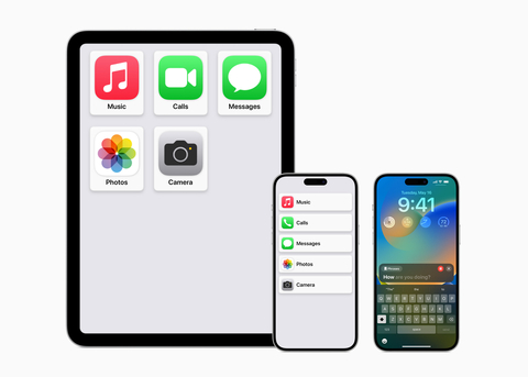 Apple's new accessibility features, including Assistive Access, Live Speech, and more, will arrive later this year. (Photo: Business Wire)