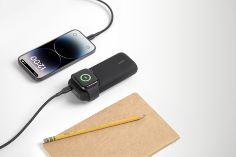 Belkin BoostCharge™ Fast Wireless Charger for Apple Watch + Power Bank 10K (Photo: Business Wire)