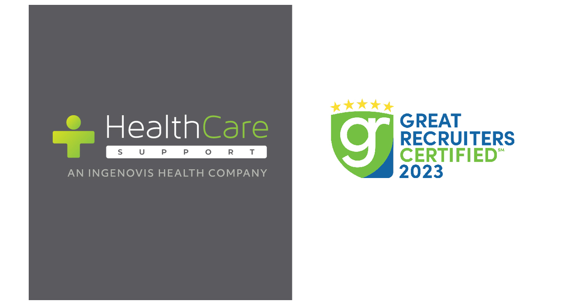 HealthCare Support Receives Great Recruiters Certification for 2023