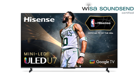 Hisense’s 2023 U7K and U8K Series ULED TV models have received WiSA SoundSend Certification. (Photo: Business Wire)