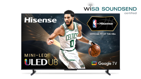 Hisense’s 2023 U7K and U8K Series ULED TV models have received WiSA SoundSend Certification. (Photo: Business Wire)