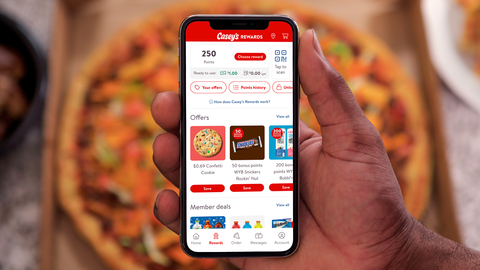 Casey’s enhances loyalty program with refreshed app and special savings. (Photo: Business Wire)