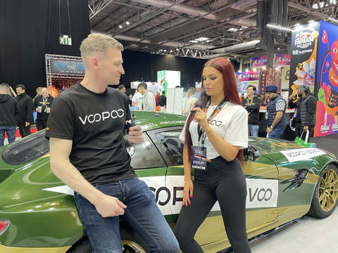 Will at VOOPOO stand (Photo: Business Wire)