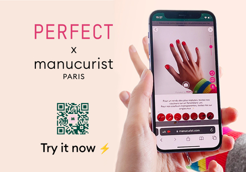 Perfect Corp. Partners with French Green Beauty Brand Manucurist to Bring Nail Polish Products to Life through Hyper-Realistic AR Nail Virtual Try On (Photo: Business Wire)