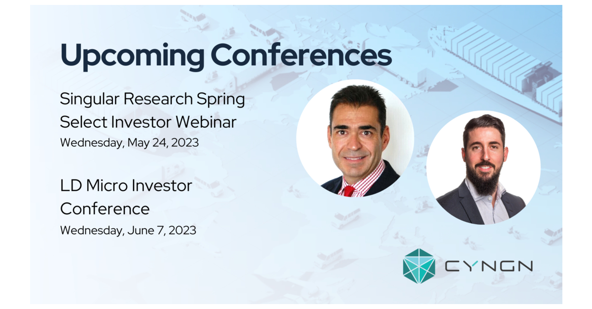 Cyngn to Participate at Investor Conferences with Singular Research and