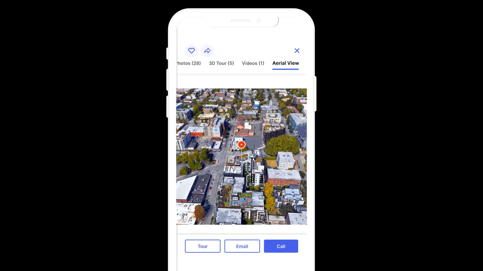 Aerial View from Google Maps Platform provides cinematic views from above of landmarks, monuments and other points of interest, including apartment community buildings. This functionality is optimized for both mobile and desktop use.
