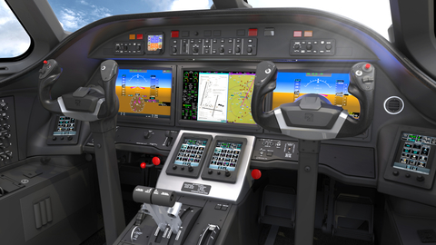 Cessna Citation Ascend Cockpit (Photo: Business Wire)