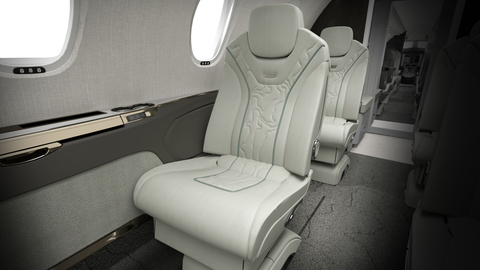 Cessna Citation Ascend Seating (Photo: Business Wire)