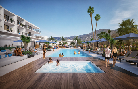 Thompson Palm Springs Main Pool Rendering (Photo: Business Wire)