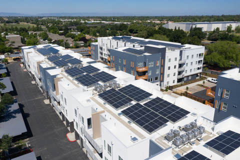 Aspen Power's initial solar project with partner The Michaels Organization in Davis, California. (Photo: Business Wire)