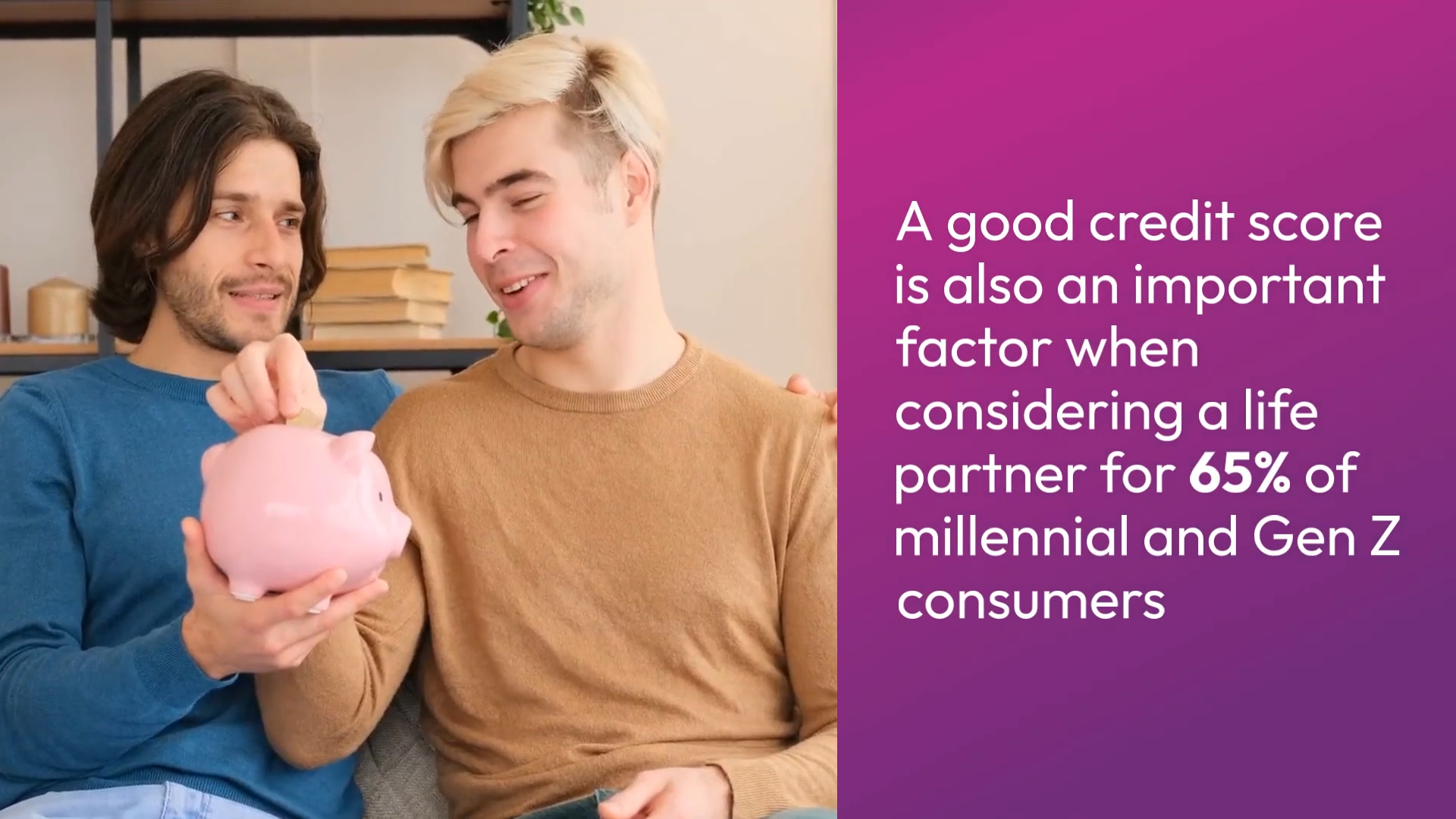 Survey says: many millennials and Gen Z consumers are actively trying to improve their credit scores. Watch this short video to learn more.