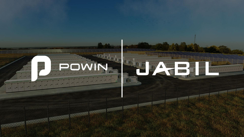 Jabil is expected to produce an initial capacity of 2 GWh for Powin in Q4 2023, with plans to ramp up to 4 GWh per year. (Photo: Business Wire)