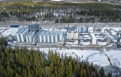 The capacity of the new malting plant is about 85 000 t/y and it replaces the old plant in Lahti. The new plant enables production of base malts, a wide selection of specialty malts as well as Sprau, Viking Malt's malted faba bean innovation. (Photo : Business Wire)