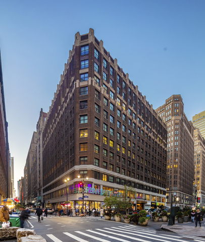Rising Ground Signs 29,566 Square Foot Lease with ESRT at 1333 Broadway (Photo: Business Wire)