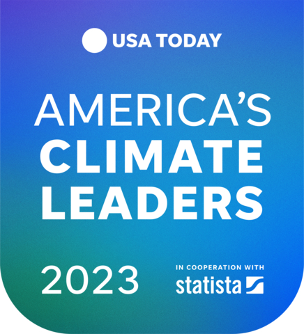 Caleres Awarded on the USA Today America's Climate Leaders 2023 List (Graphic: Business Wire)