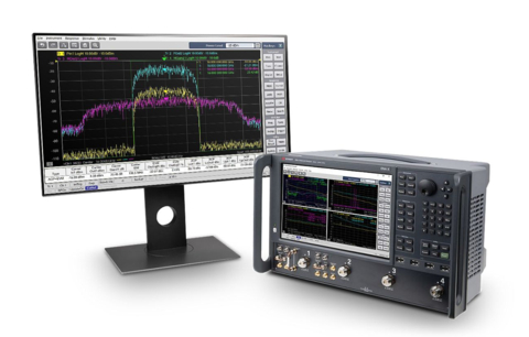 The new Keysight E5081A ENA-X is a midrange network analyzer platform with integrated modulation distortion analysis with full vector correction at the device under test (DUT) plane in a single test setup that accelerates the characterization of 5G power amplifier designs by up to 50%. (Photo: Business Wire)