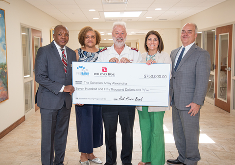 The Salvation Army of Central Louisiana received a $750,000 Affordable Housing Program subsidy from the Federal Home Loan Bank of Dallas and Red River Bank to build a multifamily homeless shelter and support facility in Alexandria, Louisiana. (Photo: Business Wire)