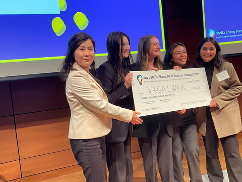 VagAligna took home the top prize at the Stella Zhang New Venture Competition at UCI. (Photo: Business Wire)