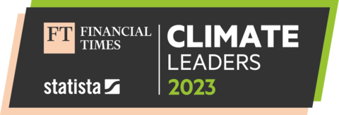 thumbnail FT-Statista Climate Leaders 2023 logo (Graphic: Business Wire)