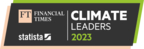 2023年度《金融时报》-Statista气候领袖标识（图示：美国商业资讯）