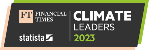 2023年《金融時報》-Statista氣候領袖標誌（圖片：美國商業資訊）