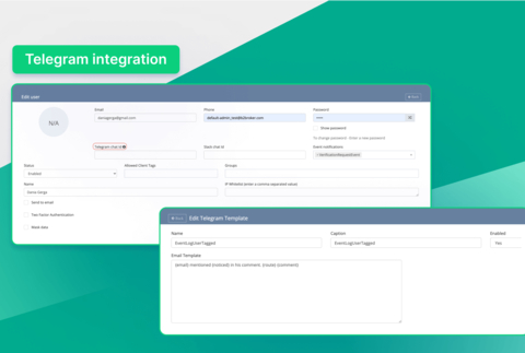 original Telegram Integration (Graphic: Business Wire)
