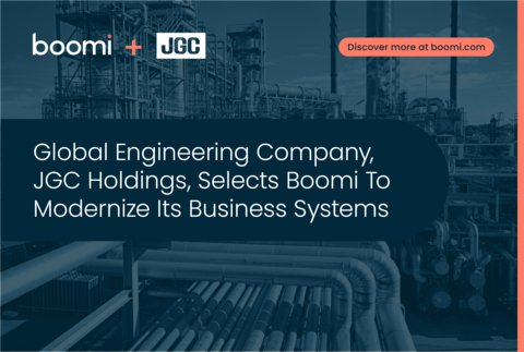 全球工程公司JGC Holdings選擇Boomi進行業務系統現代化（圖片：美國商業資訊）