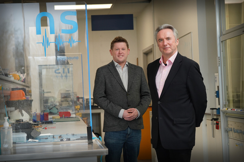 original Left to right are Dave Hughes (CEO) and David Jolliffe (CFO) of Novosound (Photo: Business Wire)