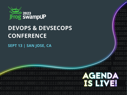 swampUP 2023: DevOps & DevSecOps Conference happening on September 13 in San Jose. (Graphic: Business Wire)