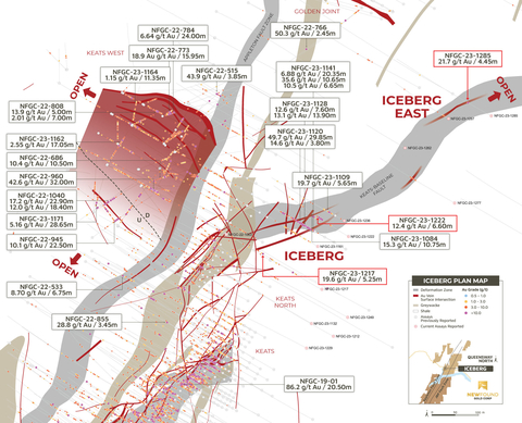 Figure 2. Iceberg plan view map (Graphic: Business Wire)