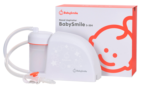 BabySmile S-504 is an innovative nasal aspirator that provides hospital-grade suction power to instantly clear a baby’s stuffy nose. (Photo: Business Wire)