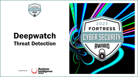 Deepwatch Wins 2023 Fortress Cyber Security Award (Graphic: Business Wire)